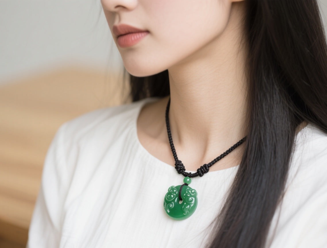 Pi Xiu Five Elements Agate Pendant