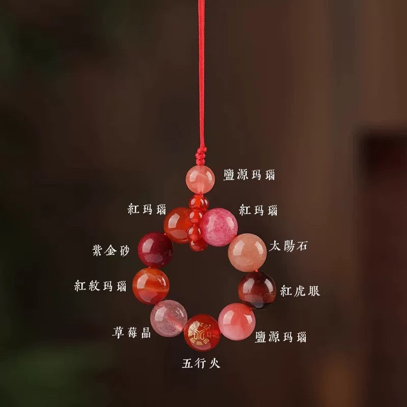 Five Elements Crystal Pendant