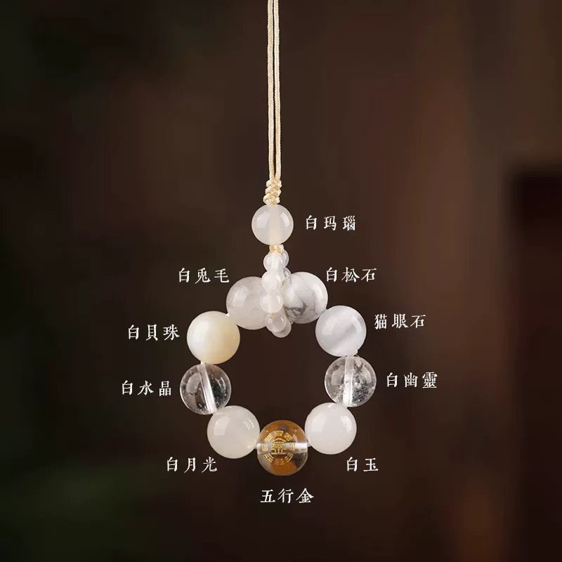 Five Elements Crystal Pendant