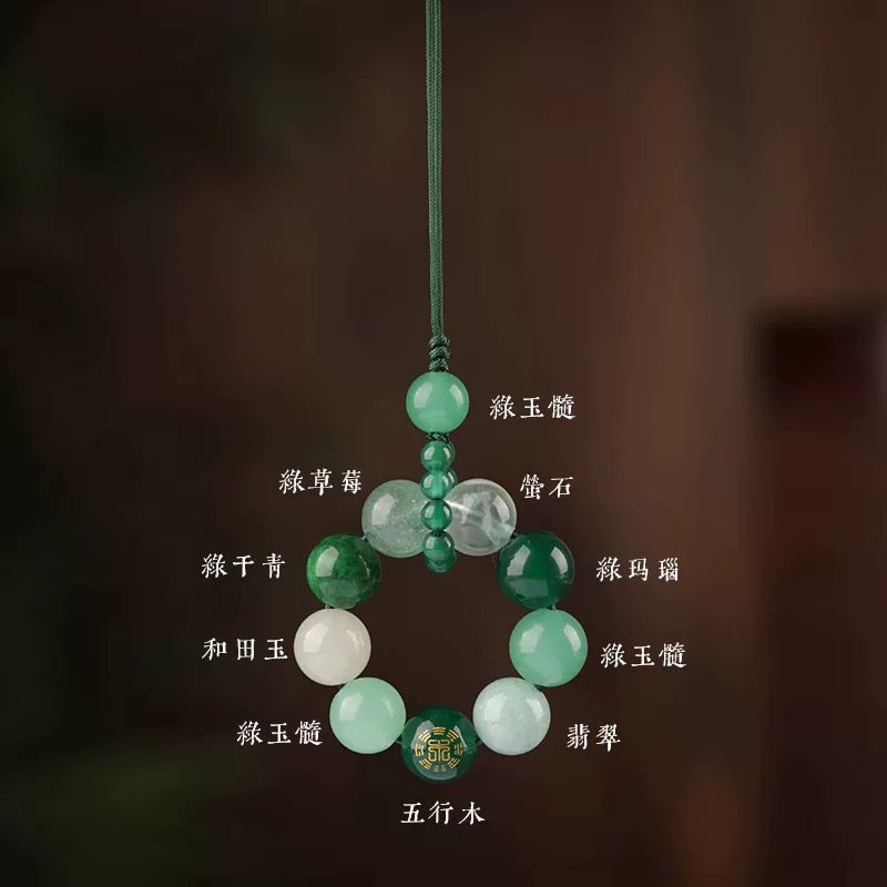 Five Elements Crystal Pendant