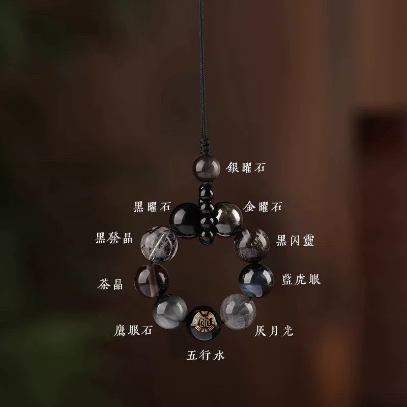 Five Elements Crystal Pendant