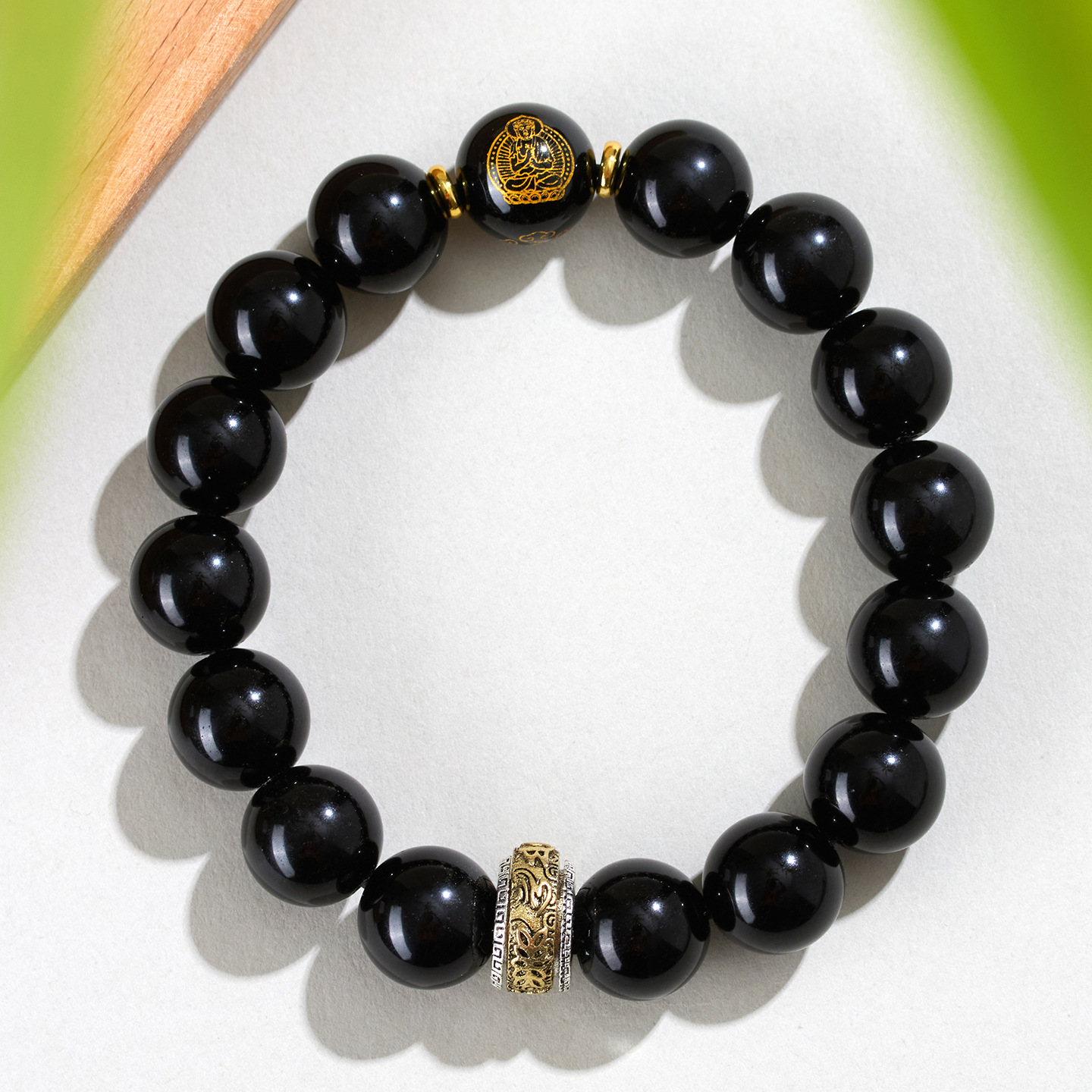Obsidian Zodiac Custom Bracelet