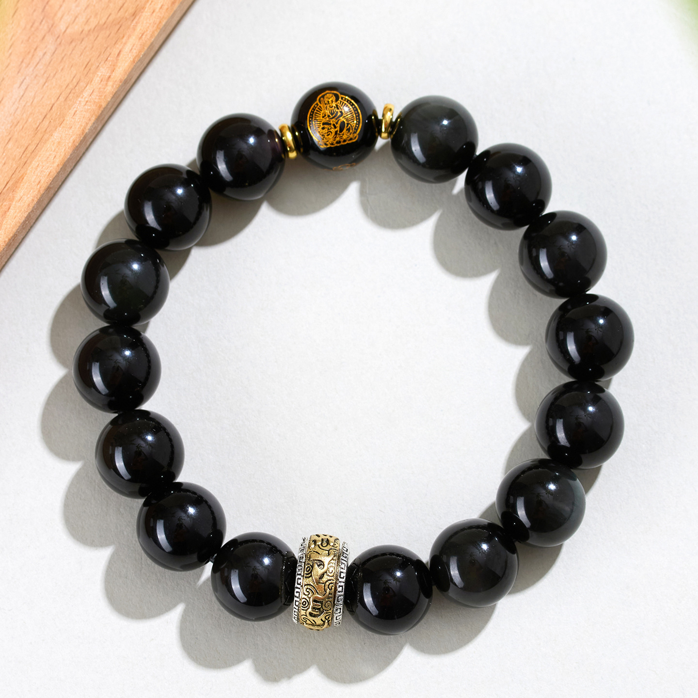 Obsidian Zodiac Custom Bracelet